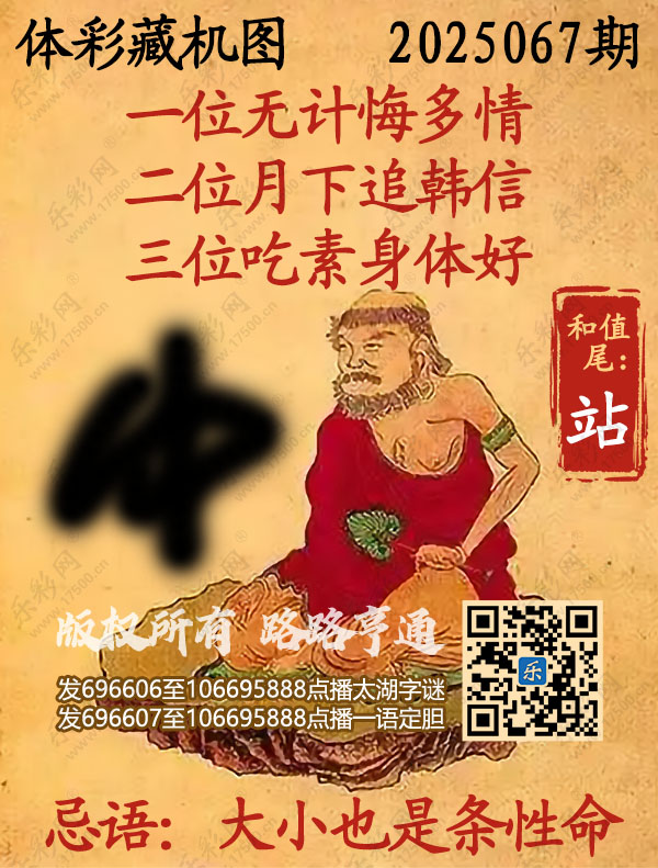 排列3第2025067期495香港彩com《正版保真藏机图》图谜