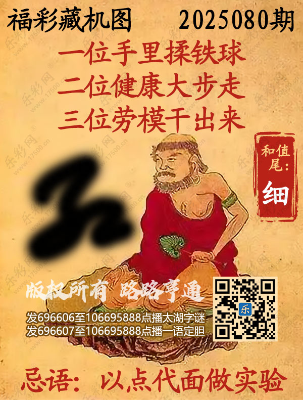福彩3D第2025080期3d正版藏机图