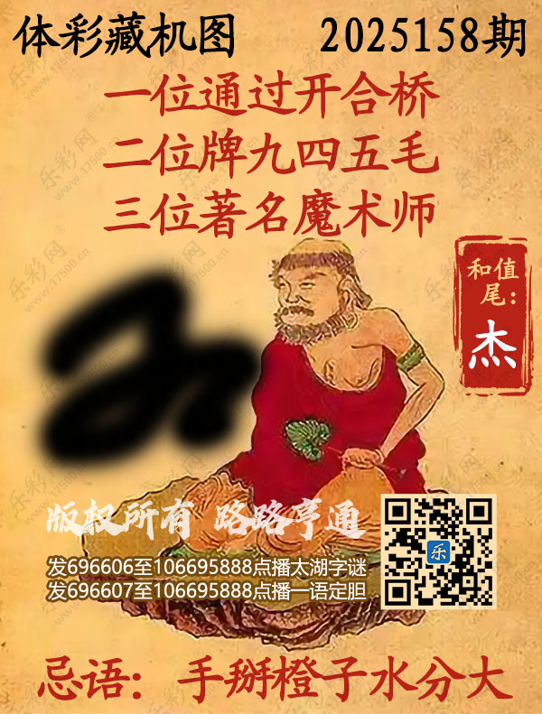 排列3第2025158期495香港彩com《正版保真藏机图》图谜