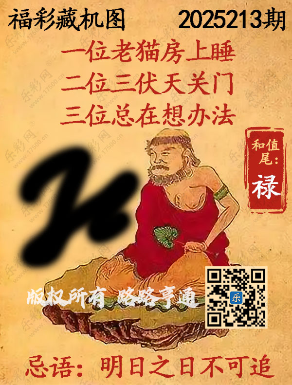 福彩3D第2025213期3d正版藏机图
