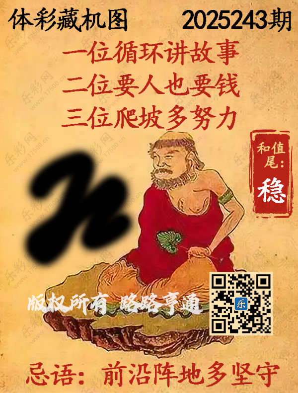 排列3第2025243期WilliamHill中文官方网站《正版保真藏机图》图谜