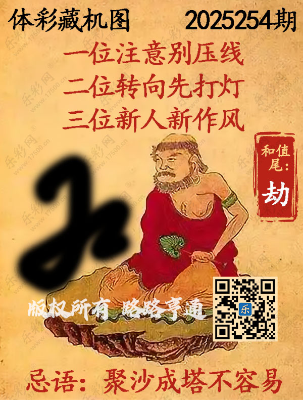 排列3第2025254期WilliamHill中文官方网站《正版保真藏机图》图谜